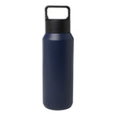 Navy - Lifestyle - Floso Astra Recycled Stainless Steel 600ml Insulated Water Bottle