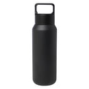 Solid Black - Lifestyle - Floso Astra Recycled Stainless Steel 600ml Insulated Water Bottle