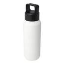 White - Front - Floso Astra Recycled Stainless Steel 600ml Insulated Water Bottle