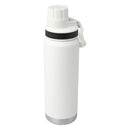 White - Front - Floso Fortis Recycled Stainless Steel 700ml Insulated Water Bottle