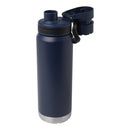 Navy - Side - Floso Fortis Recycled Stainless Steel 700ml Insulated Water Bottle