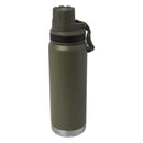 Forest Green - Front - Floso Fortis Recycled Stainless Steel 700ml Insulated Water Bottle