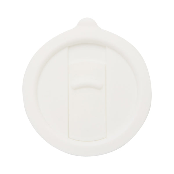 White - Side - Floso Carter Ceramic 450ml Travel Mug