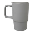 Grey - Lifestyle - Floso Carter Ceramic 450ml Travel Mug
