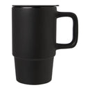 Solid Black - Lifestyle - Floso Carter Ceramic 450ml Travel Mug