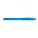 Blue - Lifestyle - Floso Niove Soft Cover Recycled Plastic Notebook & Pen Set