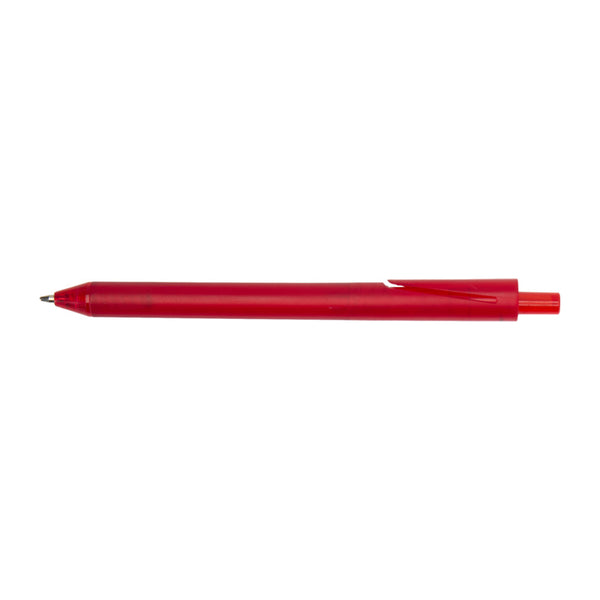 Red - Pack Shot - Floso Niove Soft Cover Recycled Plastic Notebook & Pen Set