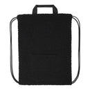 Solid Black - Lifestyle - Floso Bear Sherpa 9L Drawstring Bag