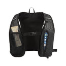 Solid Black - Front - Floso Nomad Recycled Running 5L Hydration Pack