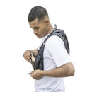 Solid Black - Lifestyle - Floso Nomad Recycled Running 5L Hydration Pack