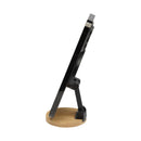 Solid Black - Lifestyle - Floso Alcor Recycled Plastic Bamboo Mobile Phone Stand