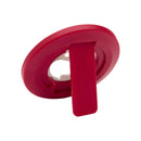 Red - Side - Floso Ain Recycled Plastic Phone Holder & Bottle Opener
