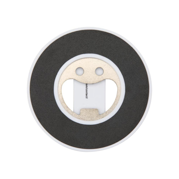 White - Front - Floso Ain Recycled Plastic Phone Holder & Bottle Opener
