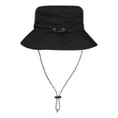 Solid Black - Back - Floso Hatch Foldable Sun Hat