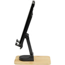 Solid Black - Pack Shot - Floso Alfirk Bamboo Foldable Mobile Phone Stand