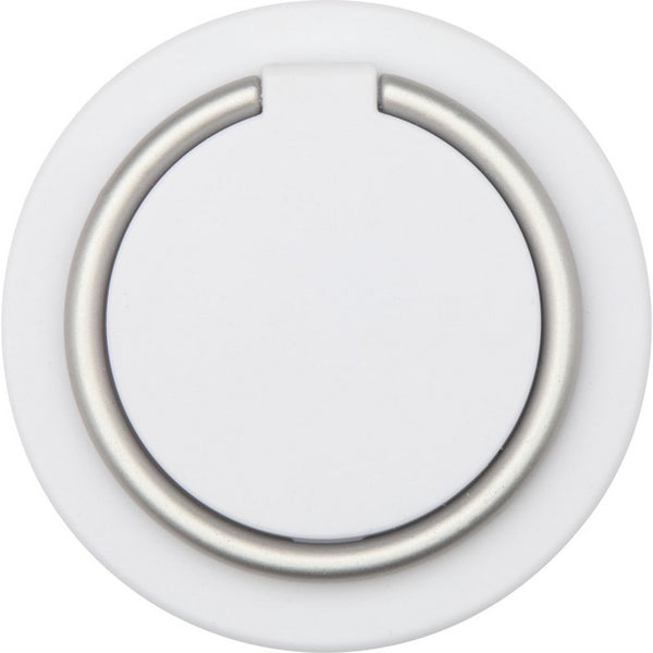 White - Side - Floso Albali Plastic Phone Holder & Stand