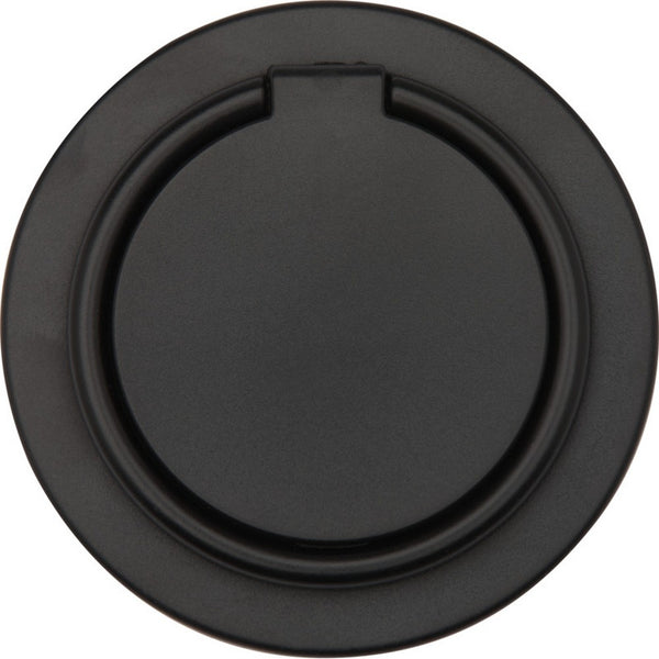 Solid Black - Side - Floso Albali Plastic Phone Holder & Stand
