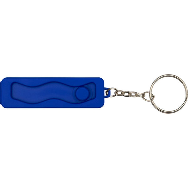 Royal Blue - Back - Floso Aggia Recycled Plastic Fidget Toy Phone Stand