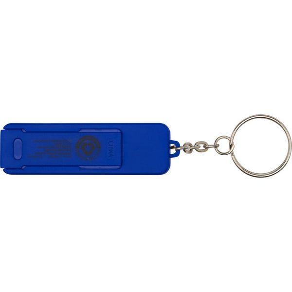 Royal Blue - Side - Floso Aggia Recycled Plastic Fidget Toy Phone Stand