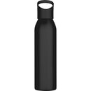 Solid Black - Back - Floso Sky Recycled Stainless Steel 650ml Water Bottle