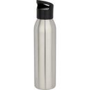 Steel - Front - Floso Sky Recycled Stainless Steel 650ml Water Bottle