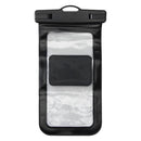 Solid Black - Back - Floso Clutcha Universal Mobile Phone Stand