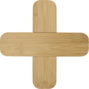 Natural - Front - Floso Croc Bamboo Trivet