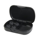 Black - Back - Floso Plain Earplugs