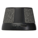 Solid Black - Side - Floso Recycled Plastic Wireless Speaker
