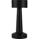 Black - Back - Floso Aludra Rechargeable Table Lamp (UK Plug)