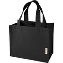 Black - Side - Floso Odessa Mini Recycled Cotton 9L Tote Bag