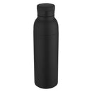 Black - Front - Floso Recycled Stainless Steel Double Wall 650ml Water Bottle