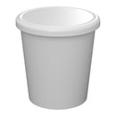 White - Front - Floso Americano Piccolo Reusable 100ml Tumbler With Lid