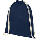 Navy - Back - Floso Organic 5L Drawstring Bag
