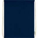 Navy - Side - Floso Organic 5L Drawstring Bag