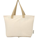 Natural - Back - Floso Sierra Recycled Cotton Foldable 7L Tote Bag