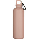 Dusty Pink - Front - Floso Oregon Recycled Plastic Carabiner Clip 750ml Water Bottle