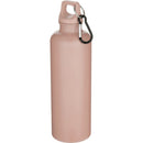 Dusty Pink - Back - Floso Oregon Recycled Plastic Carabiner Clip 750ml Water Bottle