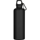 Black - Front - Floso Oregon Recycled Plastic Carabiner Clip 750ml Water Bottle