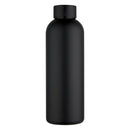 Black - Side - Floso Spring Recycled Stainless Steel Single Wall 750ml Water Bottle