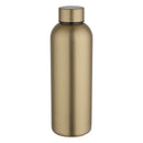 Gold - Front - Floso Spring Recycled Stainless Steel Single Wall 750ml Water Bottle