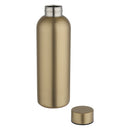 Gold - Back - Floso Spring Recycled Stainless Steel Single Wall 750ml Water Bottle