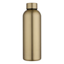 Gold - Side - Floso Spring Recycled Stainless Steel Single Wall 750ml Water Bottle