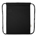 Black - Side - Floso Peru Blended Recycled 5L Drawstring Bag