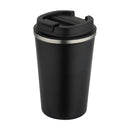 Black - Front - Floso Newport Stainless Steel Double Wall 350ml Tumbler