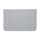 Grey - Back - Floso Inflatable Plain Travel Pillow