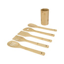 Wood - Side - Floso Tala Bamboo Plain Kitchen Tool Set