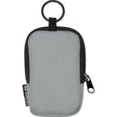 Grey - Back - Floso Byron Clip & Go Small Pouch