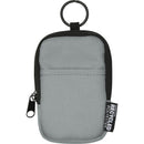 Grey - Front - Floso Byron Clip & Go Small Pouch