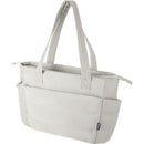Sandstone - Side - Floso Plain Recycled Puffer 18L Tote Bag